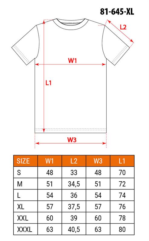 NEO TOOLS 81-645-XL - KOSZULKA T-SHIRT OUTDOOR. GÓRY. ROZMIAR XL