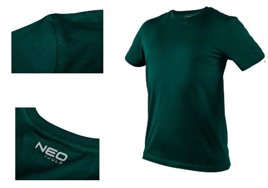TOPEX 81-647-L - KOSZULKA T-SHIRT ZIELONA. ROZMIAR L