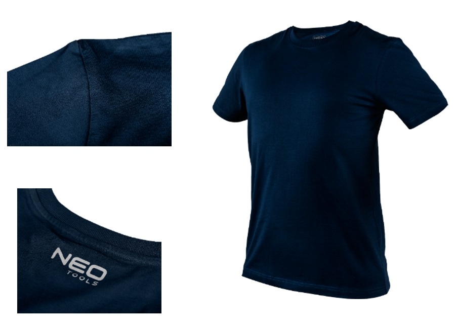 NEO TOOLS 81-649-XL - KOSZULKA T-SHIRT GRANATOWY. ROZMIAR XL