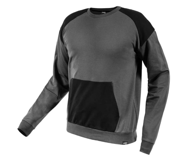 NEO TOOLS 81-651-XXL - BLUZA COMFORT. SZARO-CZARNA. ROZMIAR XXL