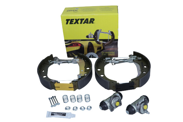 Textar 84052701 - ZESTAW SZCZĘK HAM. NISSAN KUBISTAR 1.2-1.6 16V 03- KPL. Z CYLINDERKAMI