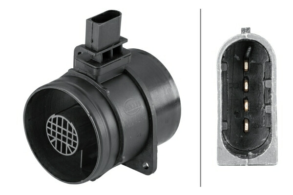HELLA 8ET 358 095-301 — Przepływomierz masowy powietrza