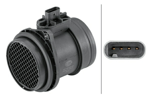 HELLA 8ET 358 095-451 — Przepływomierz masowy powietrza