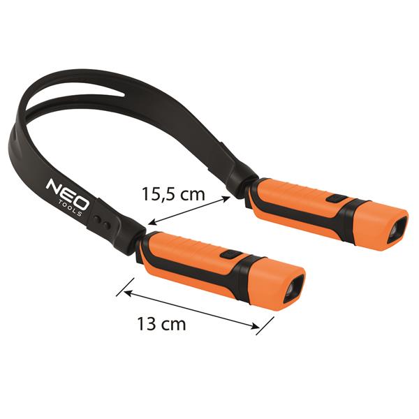 NEO TOOLS 99-112 - LAMPA NA SZYJE 300LM