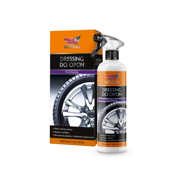 Amtra 19-622 - ŚRODEK DO KONSERWACJI I NABŁYSZCZANIA OPON 500ML DRESSING DO OPON - MOJE AUTO DETAILER