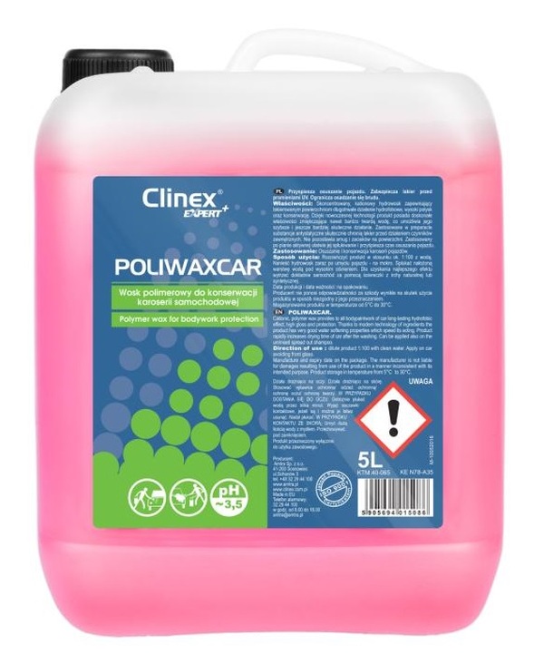 CLINEX 40-065 - WOSK POLIWAXCAR 5L - CLINEX EXPERT