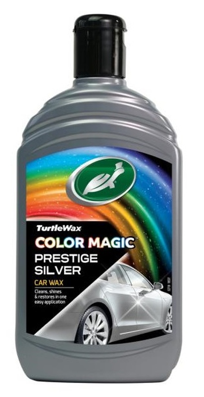 Turtle Wax 70-202 - WOSK KOLORYZUJĄCY SREBRNY 500ML COLOR MAGIC PRESTIGE SILVER WAX  EMULSJA - TURTLE WAX