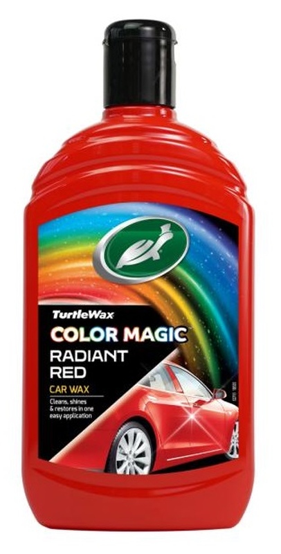 Turtle Wax 70-203 - WOSK KOLORYZUJĄCY CZERWONY 500ML COLOR MAGIC RADIANT RED WAX  EMULSJA - TURTLE WAX
