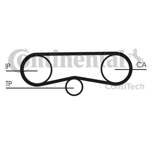 CONTINENTAL CT 1018 — Pasek rozrządu