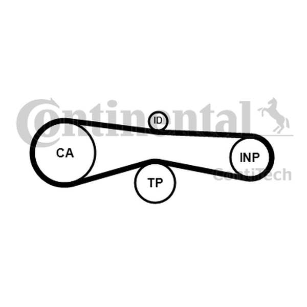 CONTINENTAL CT 1131 K1 — Zestaw paska rozrządu