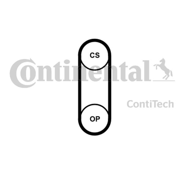 CONTINENTAL CT1204 — Pasek rozrządu