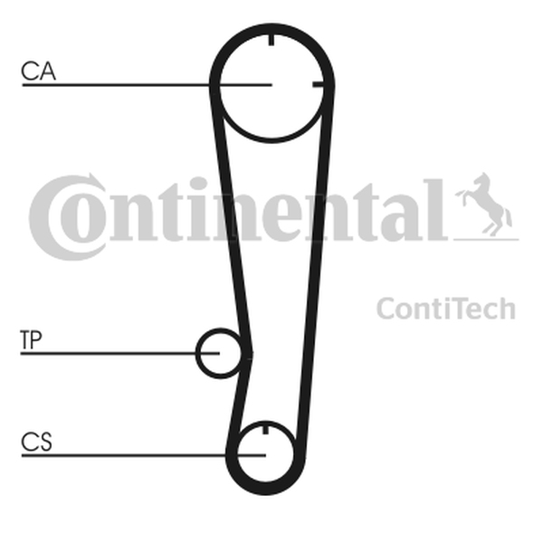 CONTINENTAL CT738 — Pasek rozrządu