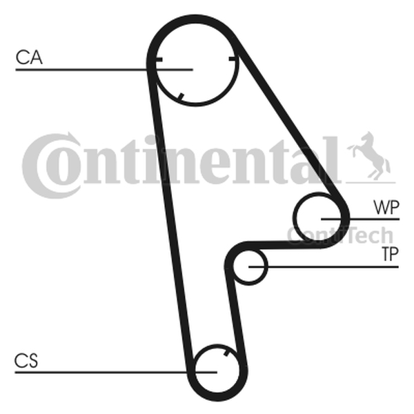 CONTINENTAL CT 763 — Pasek rozrządu