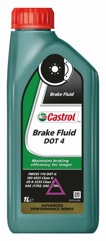 CASTROL 15F2CA - PŁYN HAMULCOWY DOT4 1L SYNT. - BRAKE FLUID DOT4