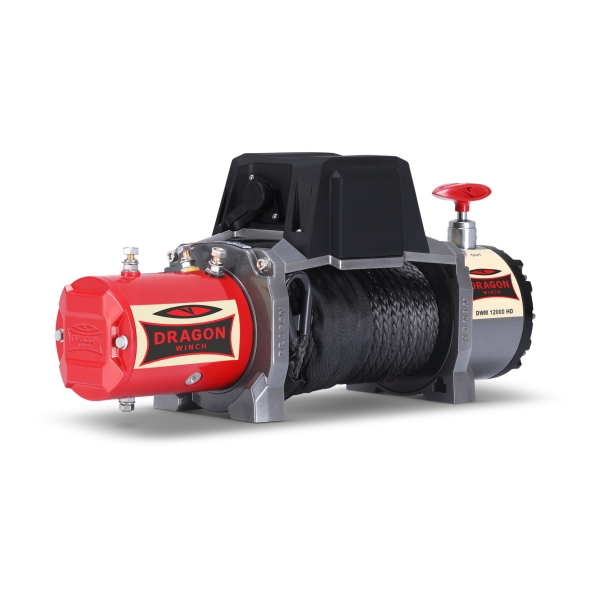 DRAGON WINCH DWM 12000 HD SYNT - WYCIĄGARKA SAMOCHODOWA Z LINĄ SYNTETYCZNĄ DRAGON WINCH MAVERICK DWM 12000 HD-S 12V