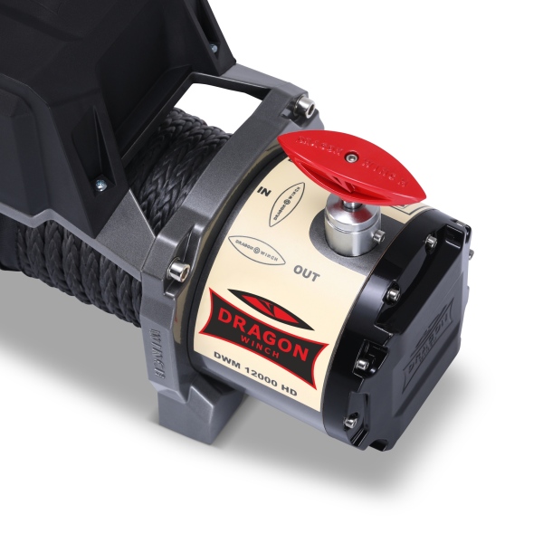 DRAGON WINCH DWM 12000 HD SYNT - WYCIĄGARKA SAMOCHODOWA Z LINĄ SYNTETYCZNĄ DRAGON WINCH MAVERICK DWM 12000 HD-S 12V