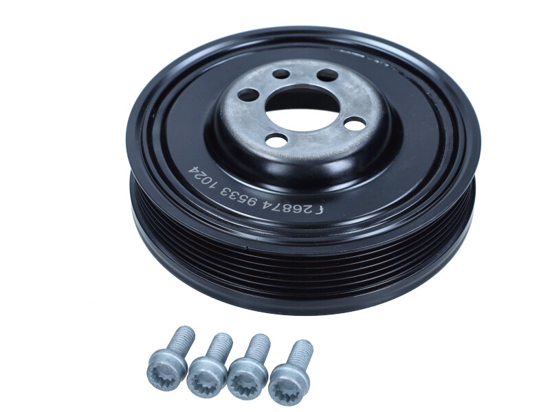FEBI Bilstein 193722 - KOŁO PASOWE WAŁU KORBOWEGO VW 1.6TDI-2.0TDI KPL. ZE ŚRUBAMI