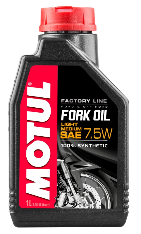 Motul 115021 - OLEJ MOTUL FORK OIL FACTORY LINE LIGHT MEDIUM 7.5W 1L - AMORTYZATORY - MOTOCYKLE