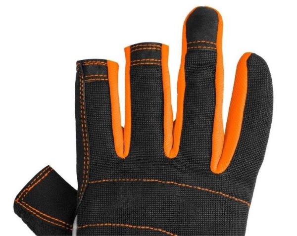 NEO TOOLS GD014 - RĘKAWICE ROBOCZE Z MAGNESEM. BEZ PALCÓW. ROZMIAR 10
