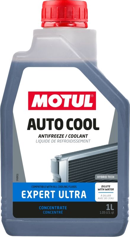Motul 111759 - PŁYN DO CHŁODNIC 1L KONCENTRAT INUGEL EXPERT ULTRA - AUTO COOL EXPERT ULTRA - NIEBIESKI