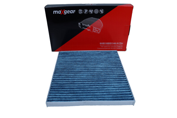 Maxgear 26-2566 - FILTR KABINY HYUNDAI TUSCON 04--I40 11--GENESIS 08--ACCENT 10--KIA SPORTAGE 10--CARENS-RIO 05- SILVER CARBON Z JONAMI SREBRA I W