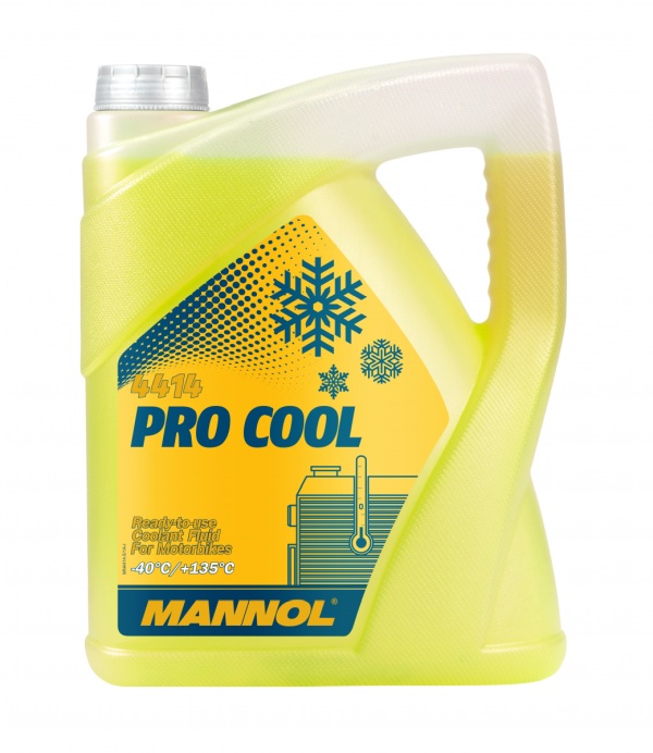 SCT-MANNOL MN4414-5 - PŁYN DO CHŁODNIC MOTO. PROCOOL 5L - -40°C DO 135°C - MANNOL