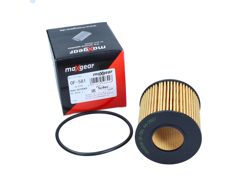 Maxgear 26-0705 - FILTR OLEJU TOYOTA YARIS-AURIS-AVENSIS 1.3-1.6-1.8 06- WKŁAD