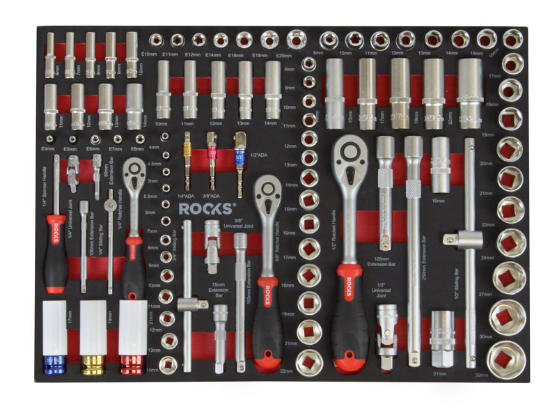 ROOKS OK-01.3009 - SZAFKA NARZĘDZIOWA STRONG GARAGE Z NARZĘDZIAMI 276 CZ