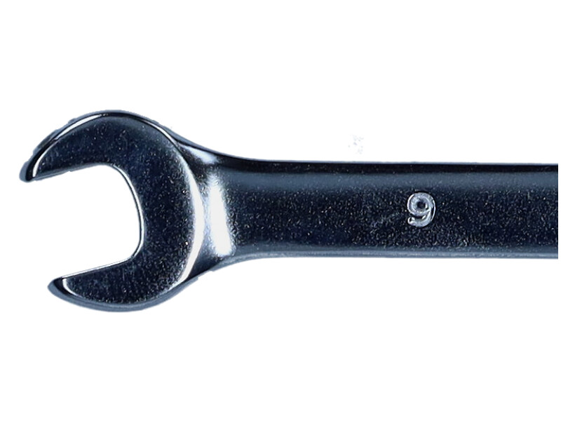 ROOKS OK-01.6002 - KLUCZ PŁASKO-OCZKOWY 9 MM Z GRZECHOTKĄ