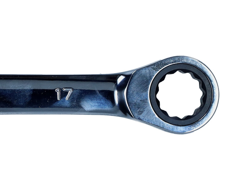 ROOKS OK-01.6010 - KLUCZ PŁASKO-OCZKOWY 17 MM Z GRZECHOTKĄ