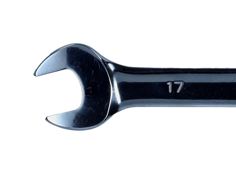 ROOKS OK-01.6010 - KLUCZ PŁASKO-OCZKOWY 17 MM Z GRZECHOTKĄ