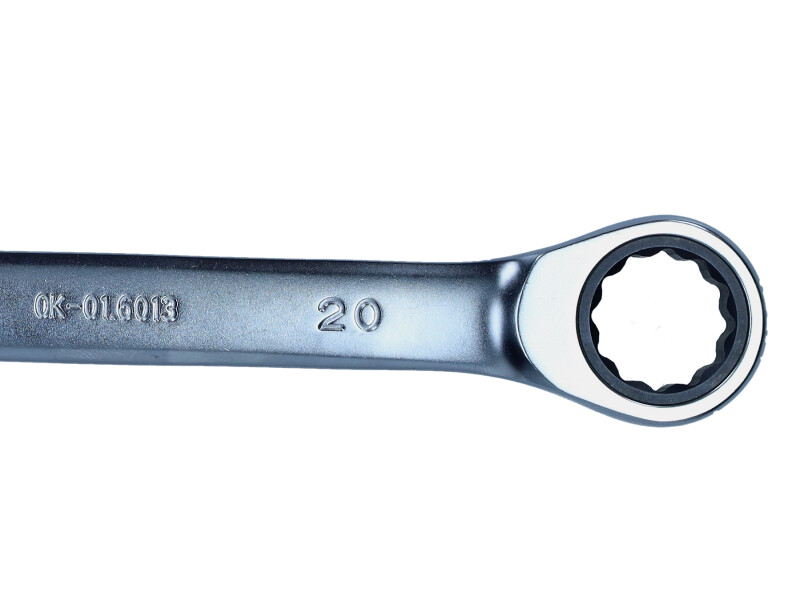 ROOKS OK-01.6013 - KLUCZ PŁASKO-OCZKOWY 20 MM Z GRZECHOTKĄ