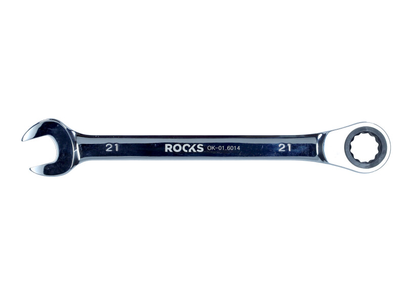 ROOKS OK-01.6014 - KLUCZ PŁASKO-OCZKOWY 21 MM Z GRZECHOTKĄ