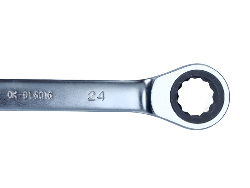 ROOKS OK-01.6016 - KLUCZ PŁASKO-OCZKOWY 24 MM Z GRZECHOTKĄ