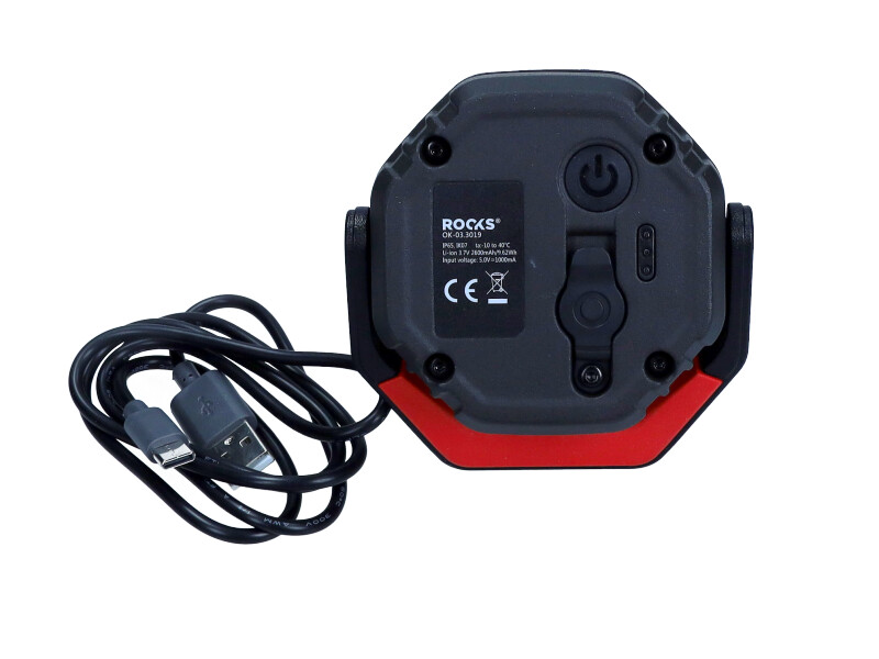 ROOKS WL6012 / OK-03.3019 - LAMPA WARSZTATOWA. RING WATERPROOF  7W. 700 LM