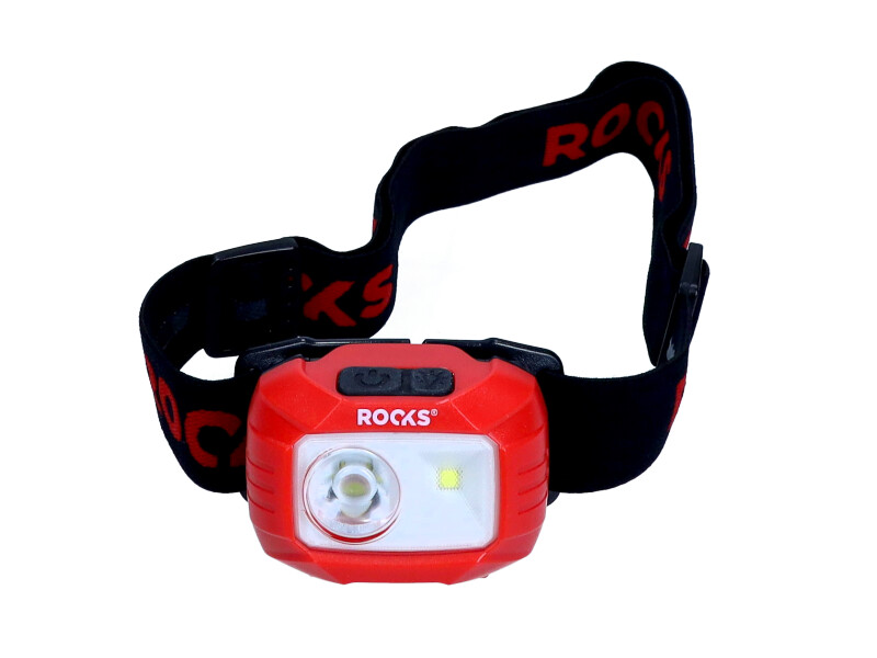 ROOKS HL013 / OK-03.3021 - LAMPA CZOŁÓWKA 300 LM ECO. 3XAAA