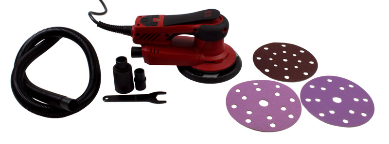 ROOKS HD150 - BEZSZCZOTKOWA SZLIFIERKA OSCYLACYJNO-ROTACYJNA 5 MM. 400 W. FI 150 MM. 10 000 OBR-MIN. 230V