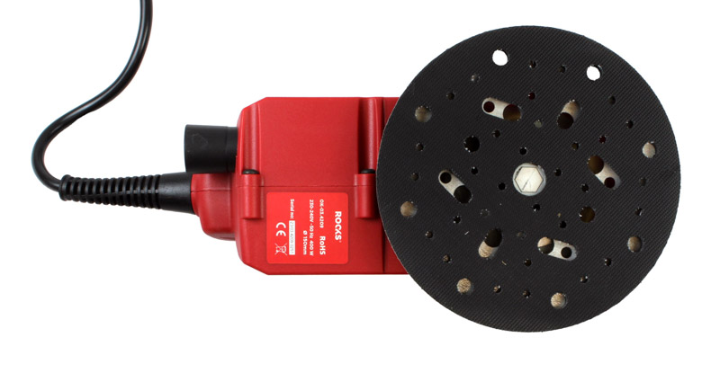 ROOKS HD150 - BEZSZCZOTKOWA SZLIFIERKA OSCYLACYJNO-ROTACYJNA 5 MM. 400 W. FI 150 MM. 10 000 OBR-MIN. 230V