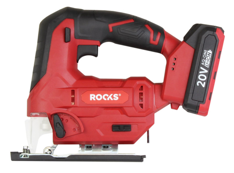 ROOKS OK-03.4347 - 20V AQ-ONE WYRZYNARKA 500-3000 RPM. SKOK 19 MM. ZESTAW 1X2AH. ŁADOWARKA