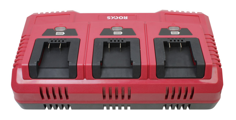 ROOKS OK-03.4397 - 20V AQ-ONE ŁADOWARKA HI-PRO 3X2.5A