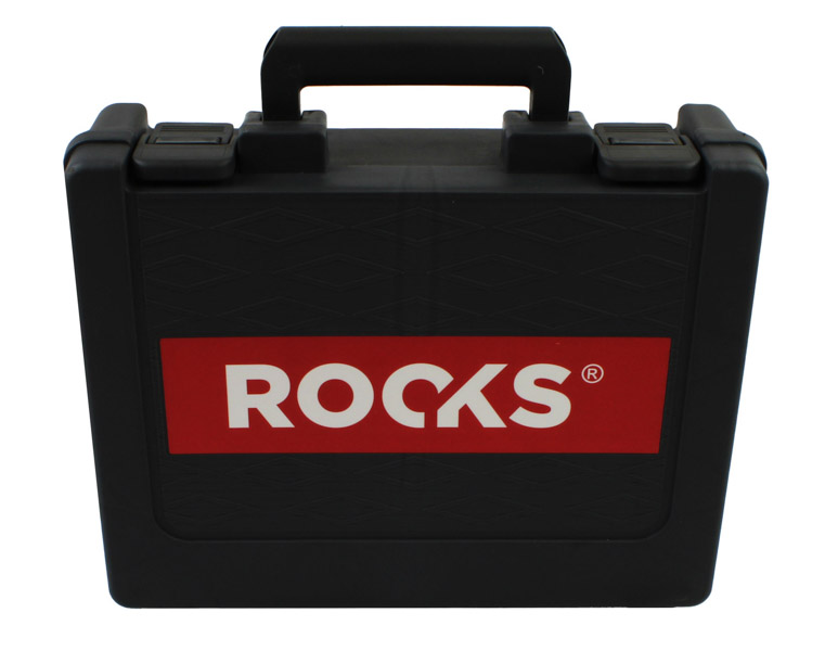 ROOKS OK-03.4409 - 20V AQ-ONE WIERTARKO-WKRĘTARKA Z UDAREM ECO-2. 45 NM. METALOWY UCHWYT. ZESTAW 1X2AH. ŁADOWARKA. WALIZKA