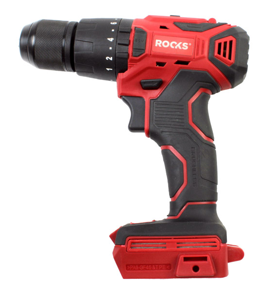 ROOKS OK-03.4409 - 20V AQ-ONE WIERTARKO-WKRĘTARKA Z UDAREM ECO-2. 45 NM. METALOWY UCHWYT. ZESTAW 1X2AH. ŁADOWARKA. WALIZKA