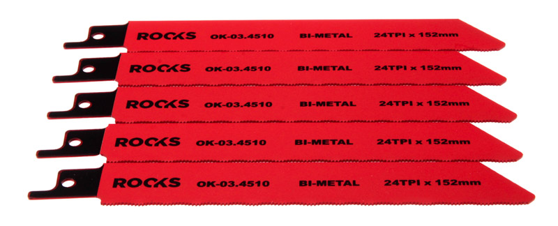 ROOKS S922AF - BRZESZCZOT DO PIŁY SZABLASTEJ BI-METAL. STAL. 24 TPI X 152 MM