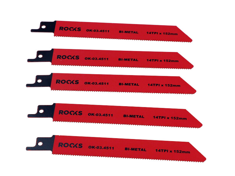 ROOKS S922BF - BRZESZCZOT DO PIŁY SZABLASTEJ BI-METAL. STAL. 14 TPI X 152 MM