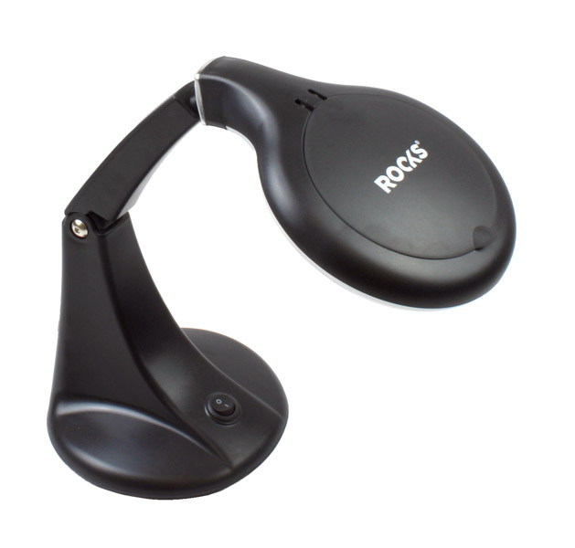 ROOKS OK-06.0361 - LUPA WARSZTATOWA X3 - X12 Z PODŚWIETLENIEM LED. LAMPA Z LUPĄ