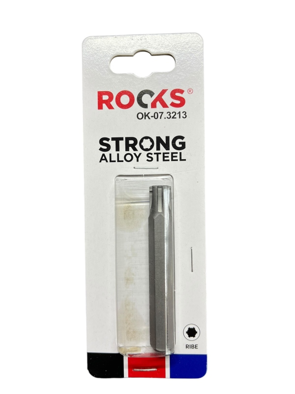 ROOKS OK-07.3213 - LONG BIT 10 MM 3-8  RIBE M10 X 75 MM. S2