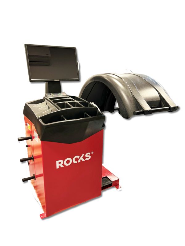 ROOKS OK-08.3102 - WYWAŻARKA DO KÓŁ SAMOCHODÓW OSOBOWYCH I DOSTAWCZYCH 3D LCD
