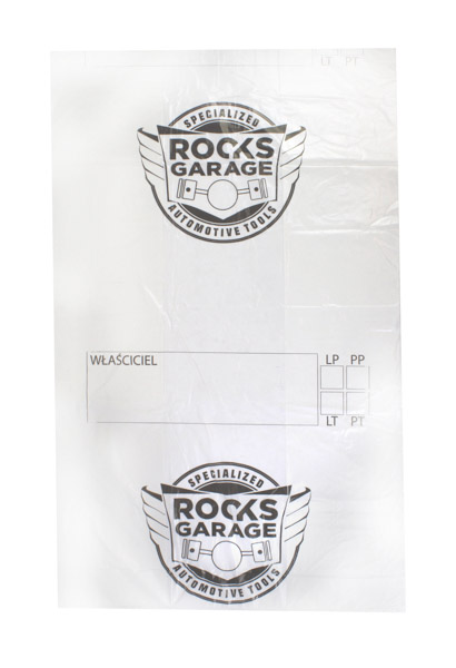 ROOKS OK-09.0301 - POKROWCE WORKI N A OPONY ROOKS KOMPLET 100 SZTUK 100 X 100CM OK-09.0301