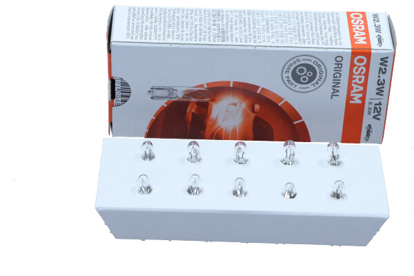 OSRAM 2723 - ŻARÓWKA W2.3W 12V-2.3W ORIGINAL 12V 10 SZT.