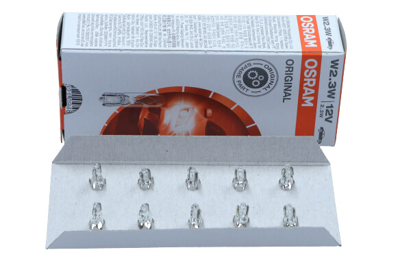 OSRAM 2723 - ŻARÓWKA W2.3W 12V-2.3W ORIGINAL 12V 10 SZT.